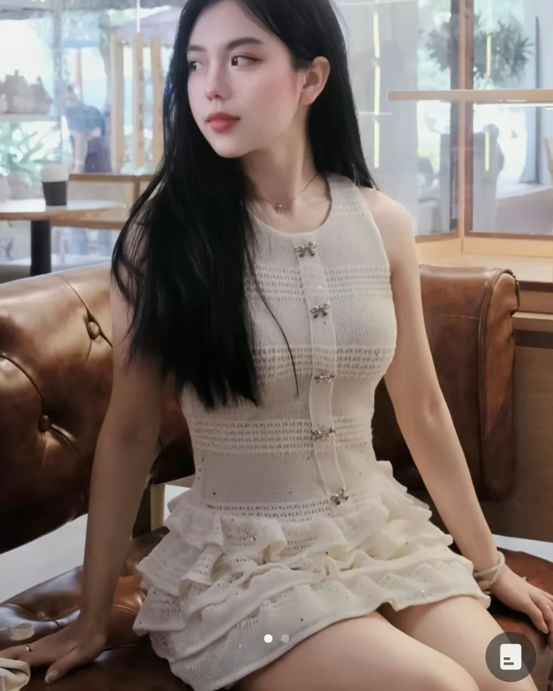 Photo 2 of Váy len tăm nữ
