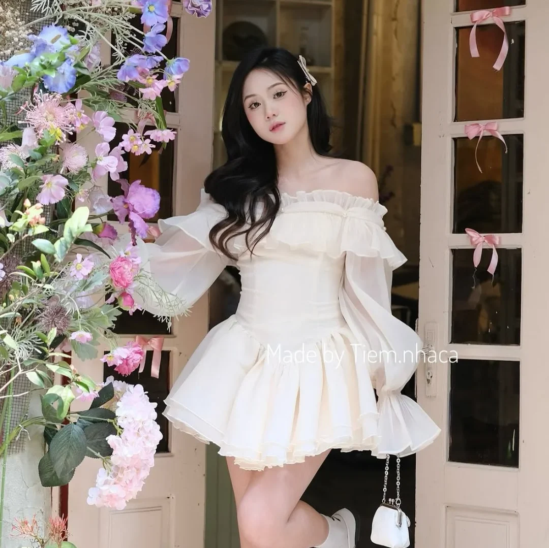 Photo 7 of Váy tiểu thư bồng xoè