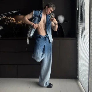 Ảnh 3 của Set jeans ống suông Gumade
