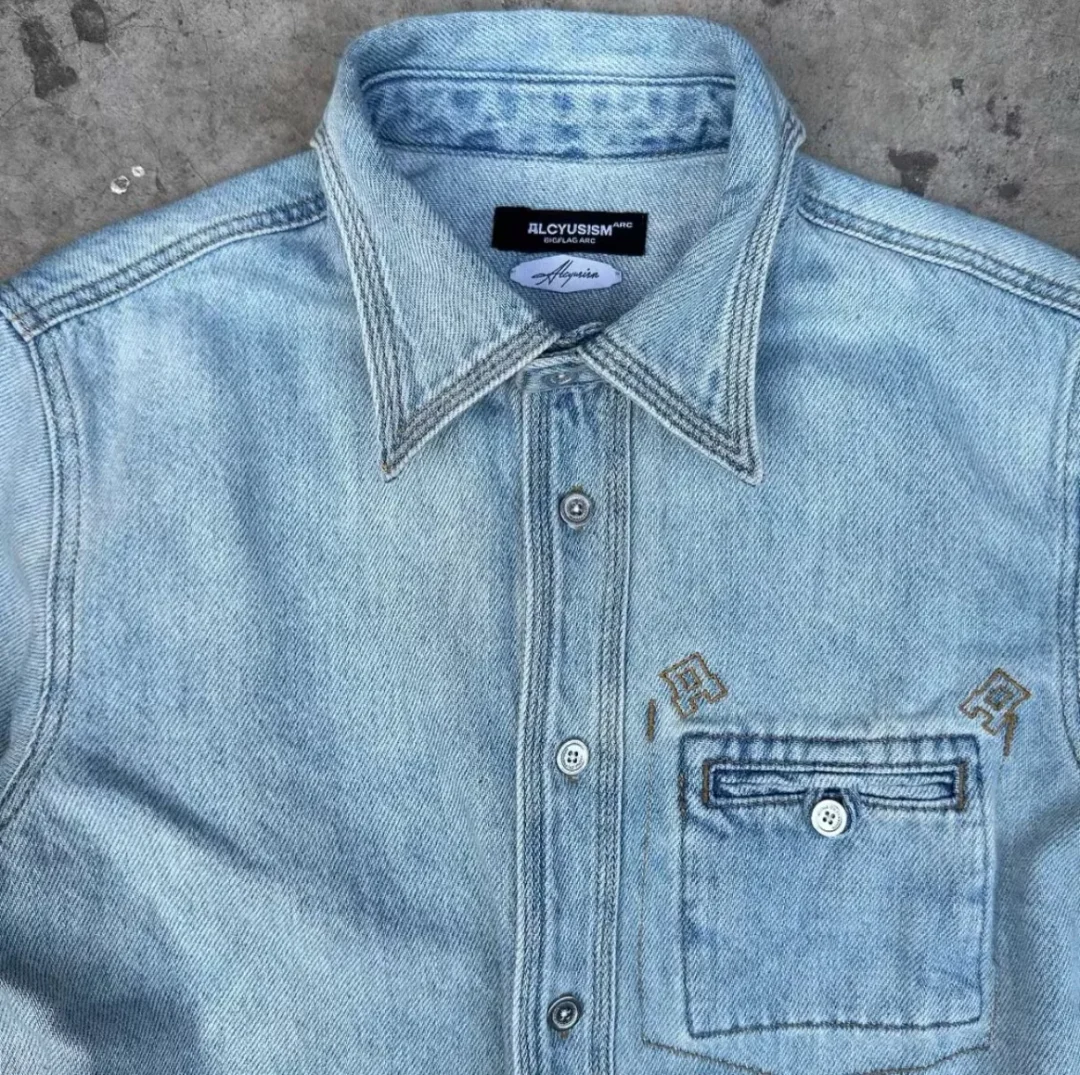 Photo 2 of Áo jeans ôm body nam