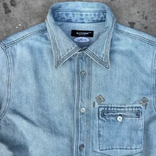 Photo 2 of Áo jeans ôm body nam