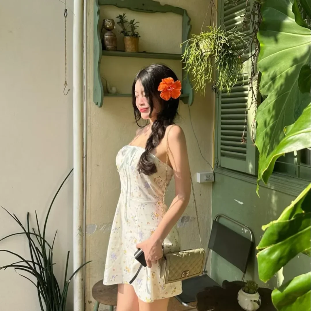 Photo 3 of Váy hoa mùa hè nữ
