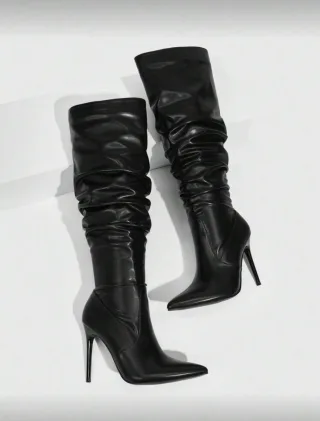 Photo 1 of Boots cao cổ nữ gót 11cm