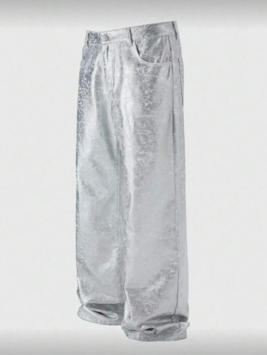 Ảnh 2 của Quần jeans ánh bạc nam