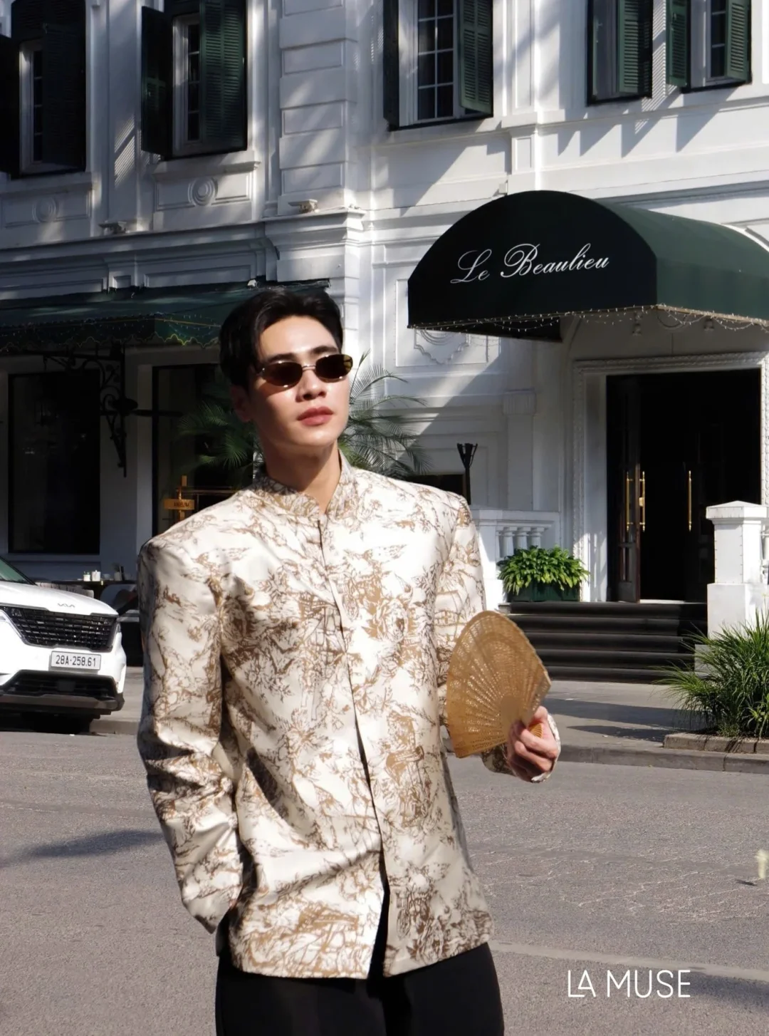 Ảnh 3 của Áo dài nam La Muse dáng ngắn