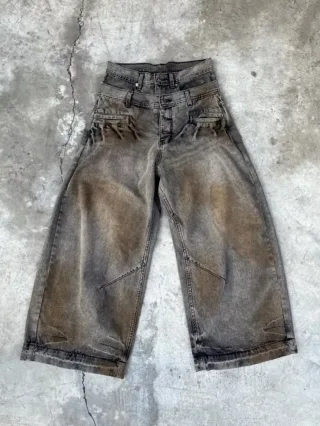 Ảnh 1 của Quần jeans rối wax nam