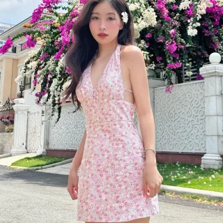 Photo 4 of Váy nữ ôm dáng lưng dây cột