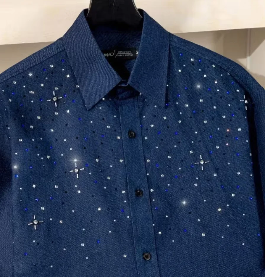 Ảnh 3 của Áo denim nam MAMO