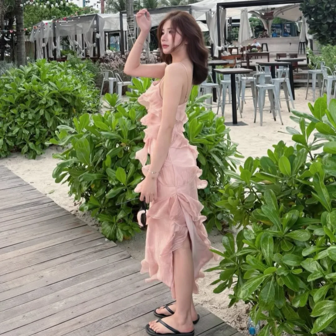 Ảnh 4 của Váy đi biển dáng dài xẻ tà