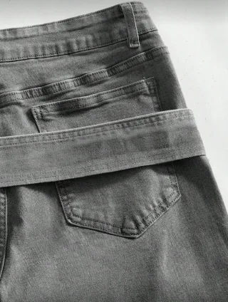 Ảnh 3 của Quần jeans wax ống loe nam