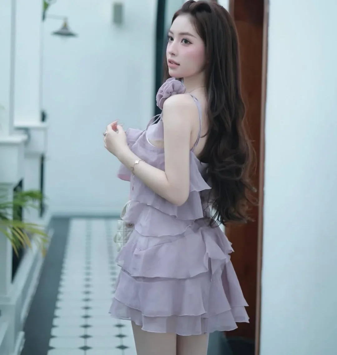 Ảnh 4 của Váy lụa nữ Tipblu