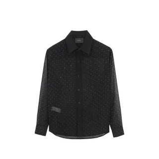 Ảnh 1 của Sơ mi đen xuyên thấu bling bling