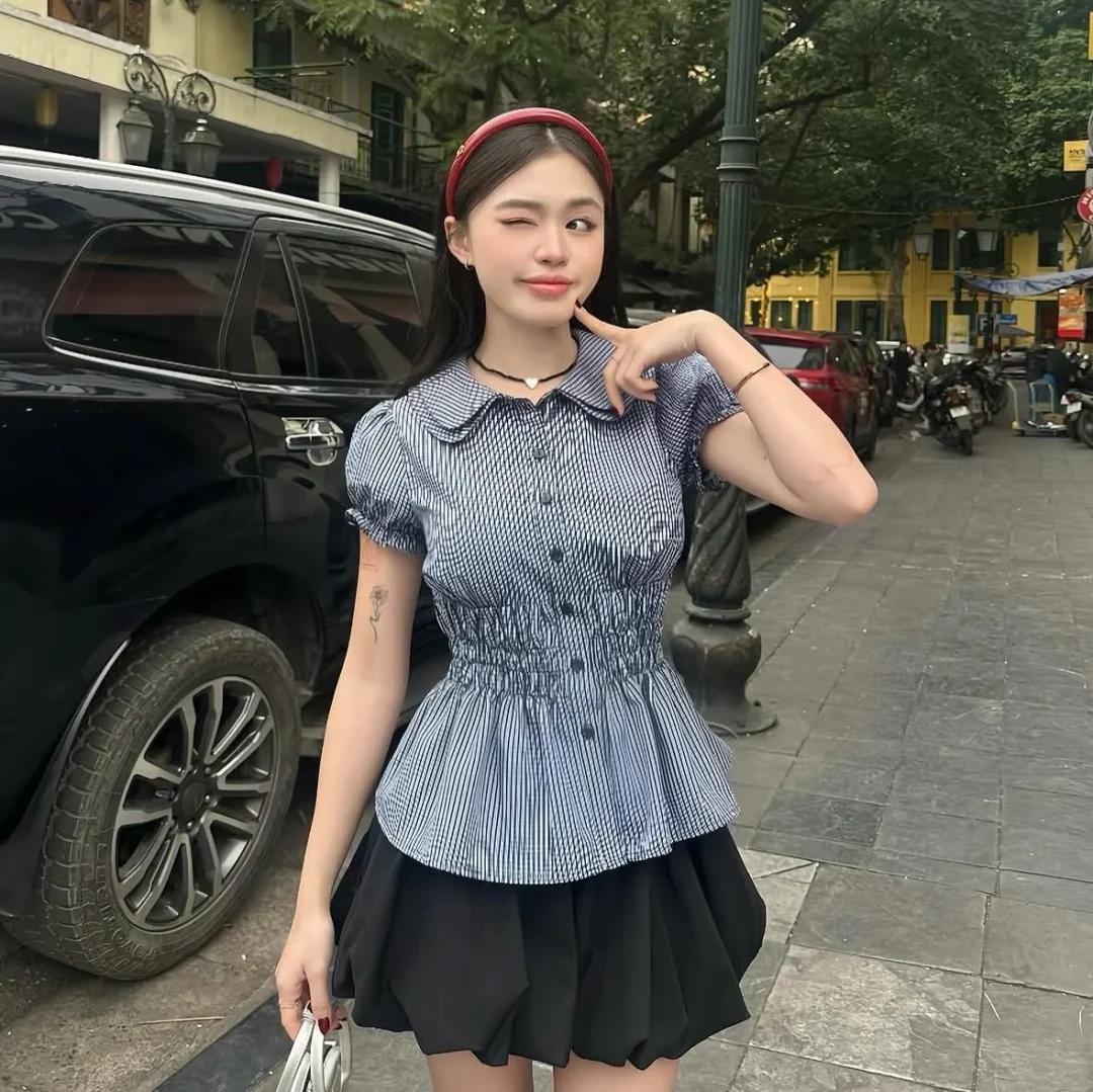 Ảnh 1 của Set chân váy bí áo babydoll