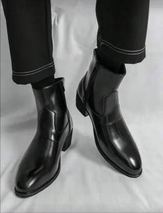Ảnh 4 của Boots nam mũi nhọn đế cao