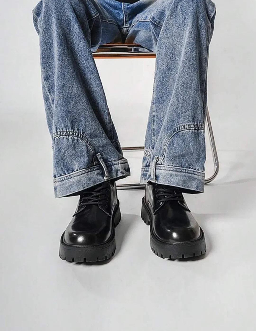 Ảnh 4 của Giày nam basic đen