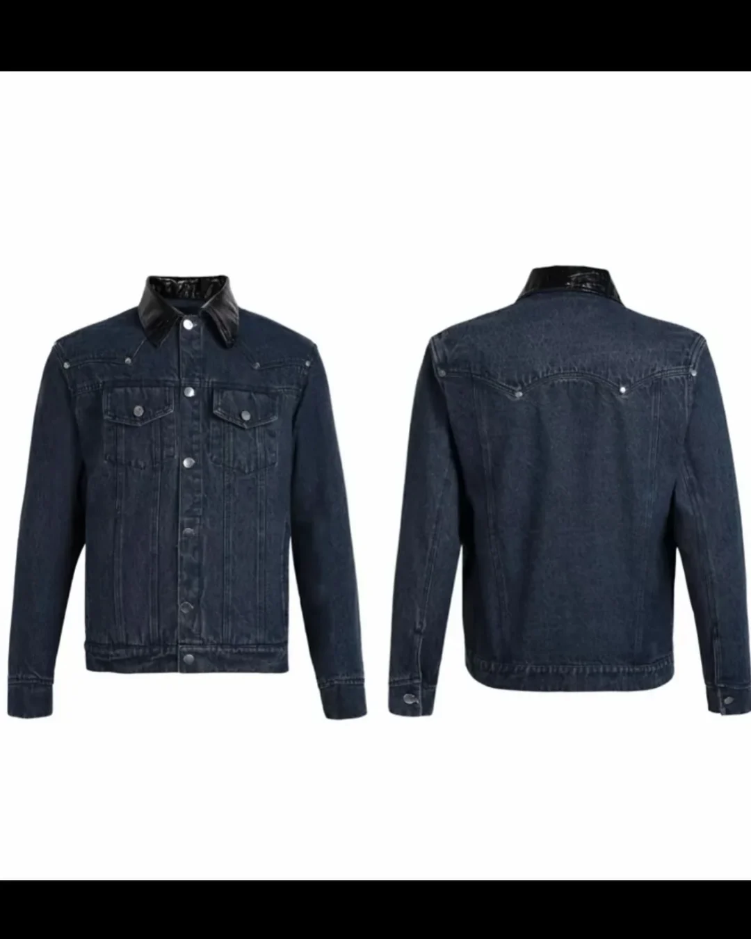 Ảnh 3 của Set denim xanh wax nam