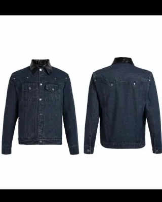 Ảnh 3 của Set denim xanh wax nam