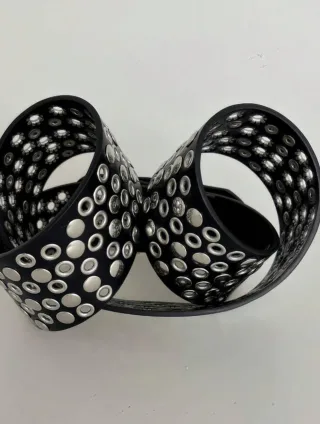Ảnh 3 của Thắt lưng da bản to unisex