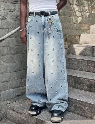 Ảnh 1 của Jeans nam đính kim loại cool ngầu