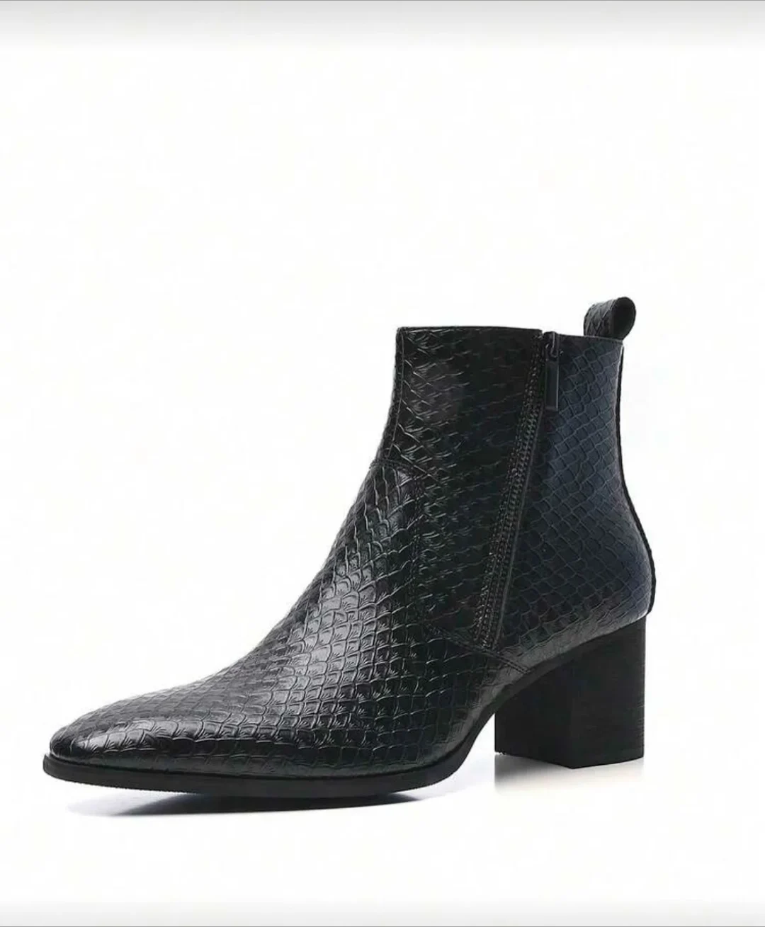 Ảnh 3 của Boots nam mũi nhọn đế cao