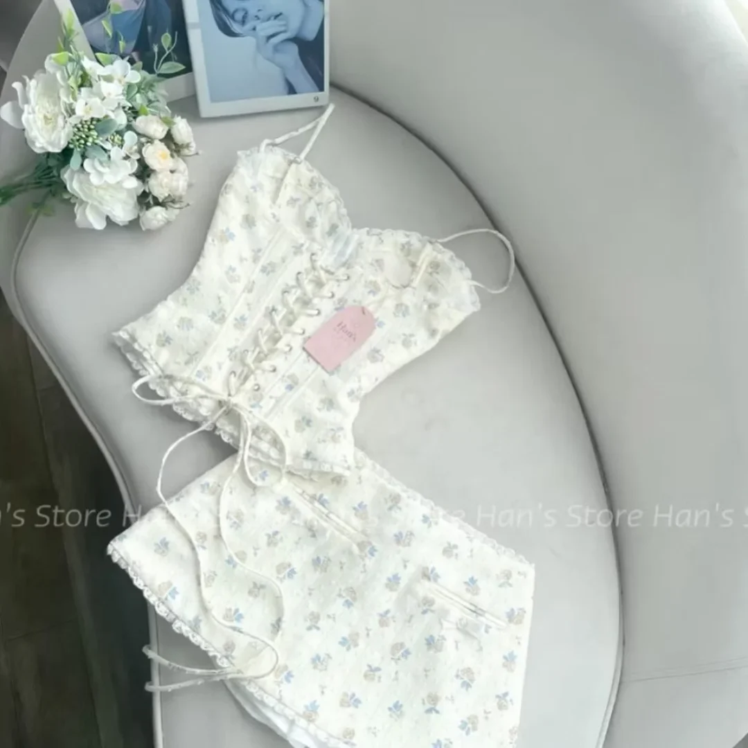 Ảnh 3 của Set corset buộc dây tôn dáng