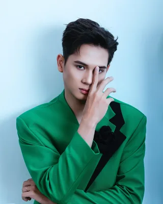 Ảnh 3 của Blazer xanh lá nam