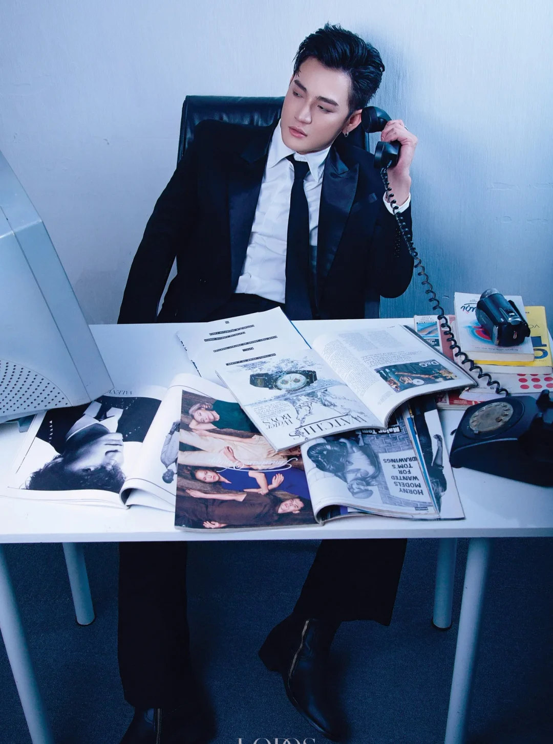 Photo 4 of Set vest đen nam tổng tài