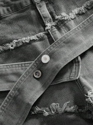 Ảnh 4 của Quần jeans wax ống loe nam