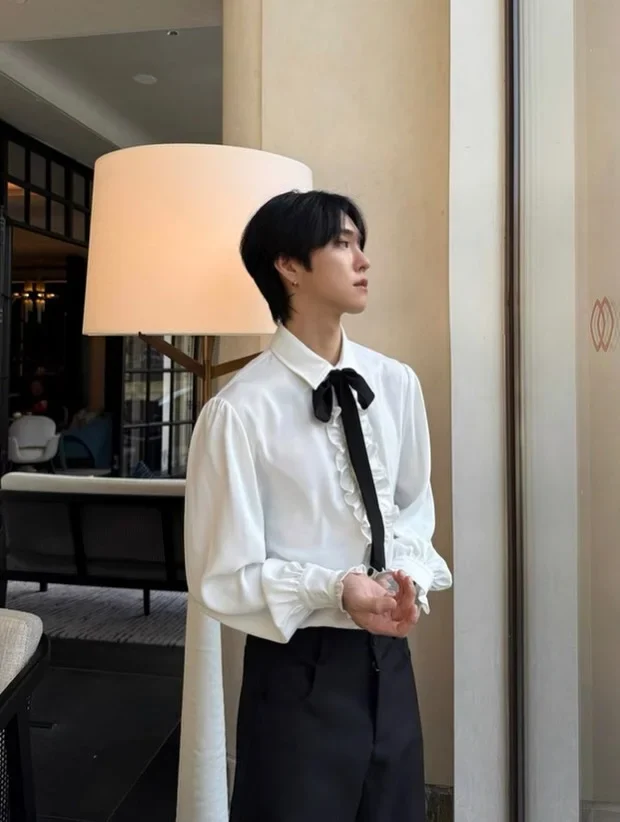 Ảnh 2 của Sơ mi trắng cổ điển nam