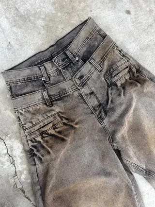 Ảnh 2 của Quần jeans rối wax nam