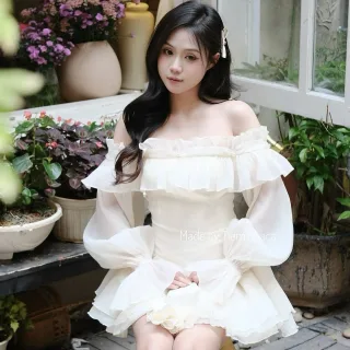 Photo 4 of Váy tiểu thư bồng xoè