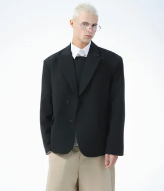 Photo 1 of Blazer đen nam Blanke