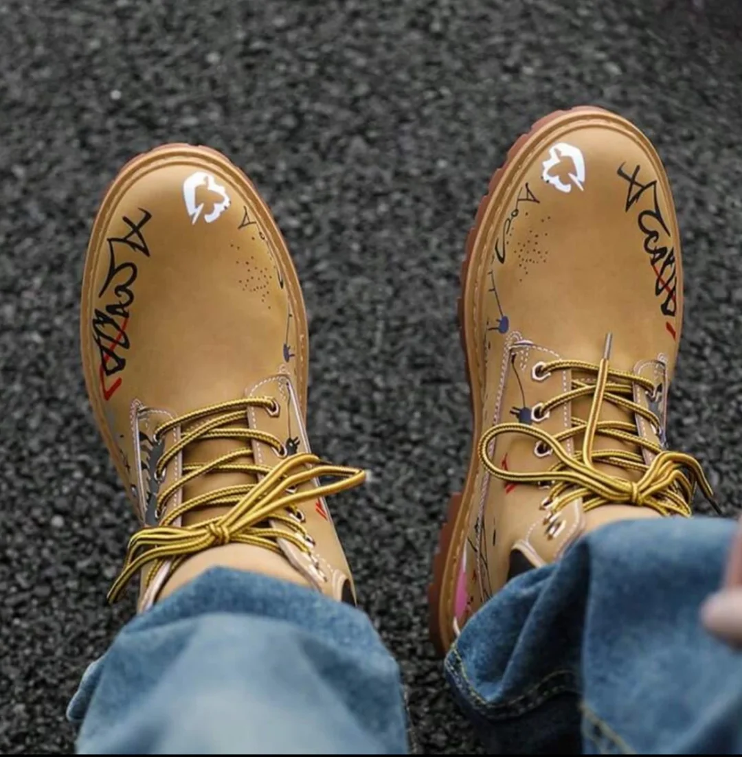 Ảnh 4 của Boots da nâu nam