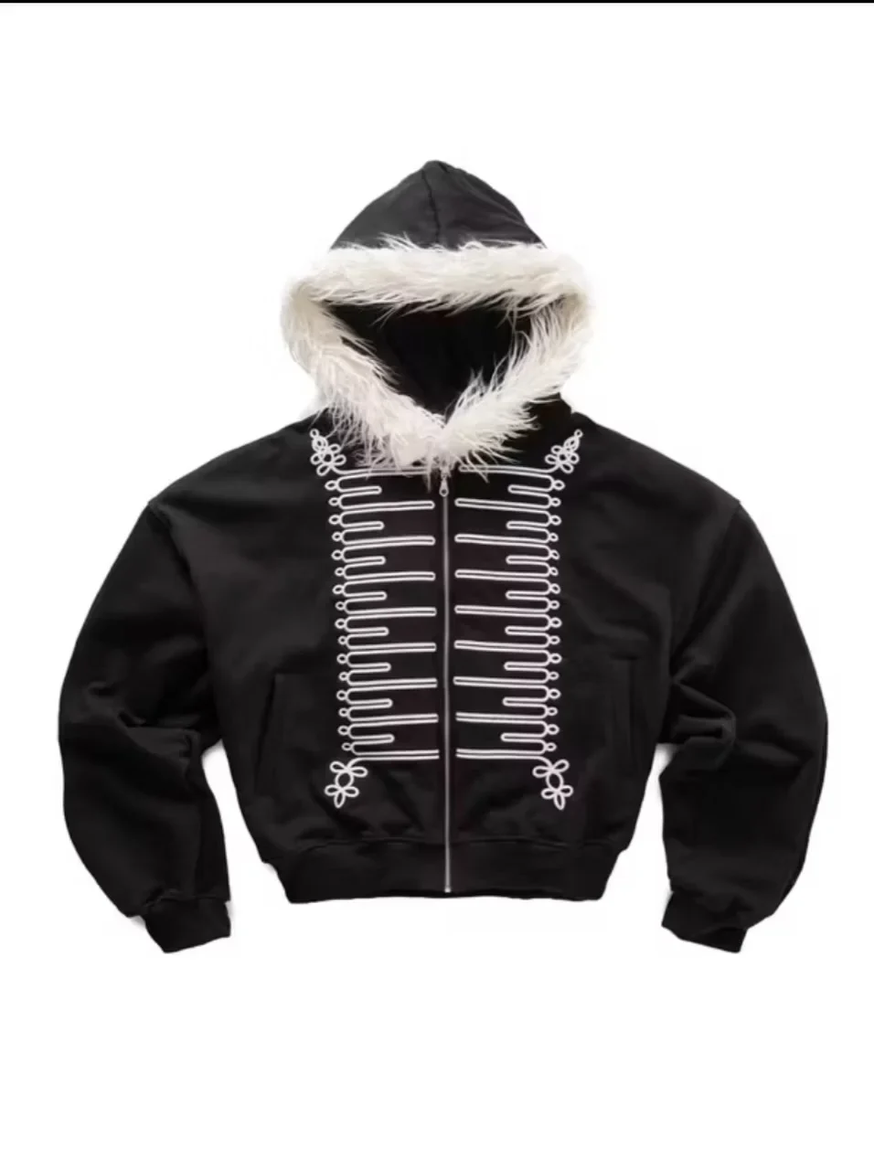 Ảnh 2 của Áo hoodie đính lông Blish