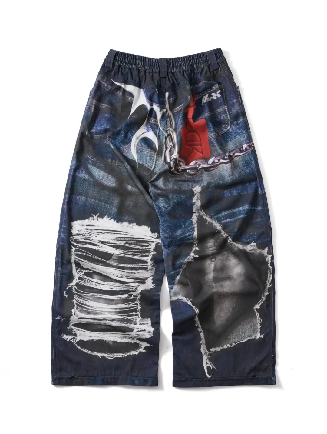 Ảnh 2 của Quần jeans wax in 3D