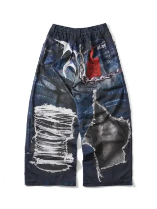 Ảnh 2 của Quần jeans wax in 3D