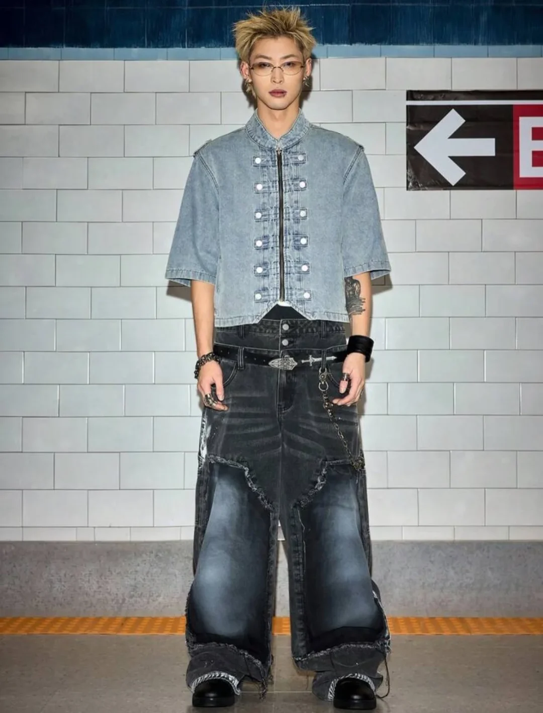 Photo 2 of Áo jeans nam size M