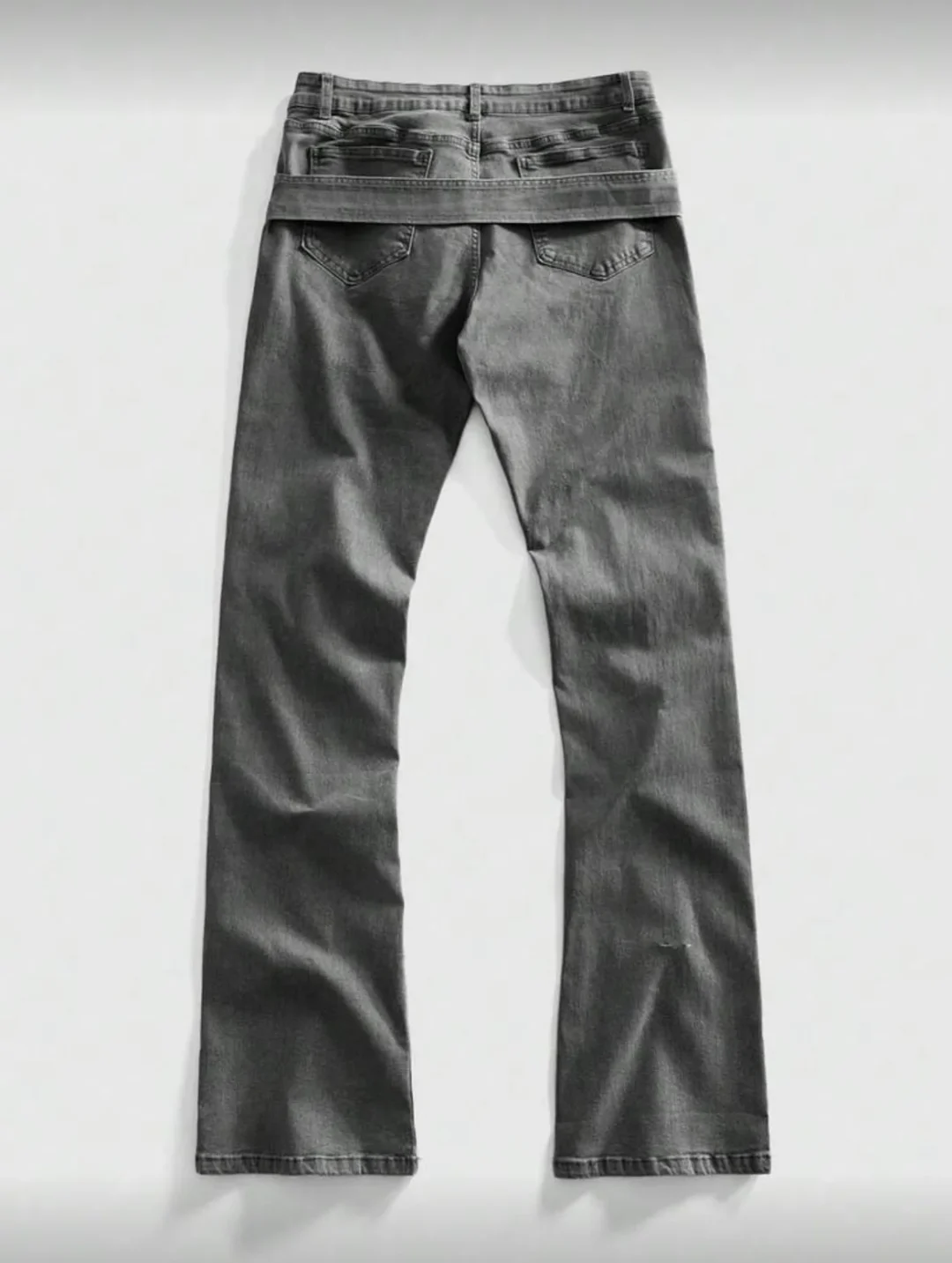 Ảnh 2 của Quần jeans wax ống loe nam