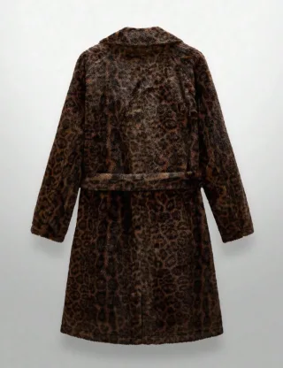 Ảnh 2 của Khoác lông da beo unisex