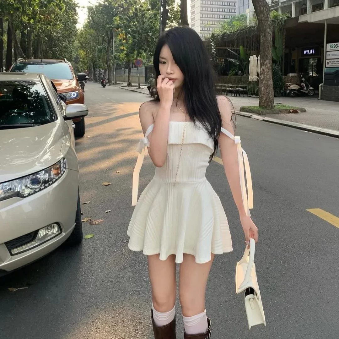 Ảnh 1 của Váy lông mịn tôn dáng nữ