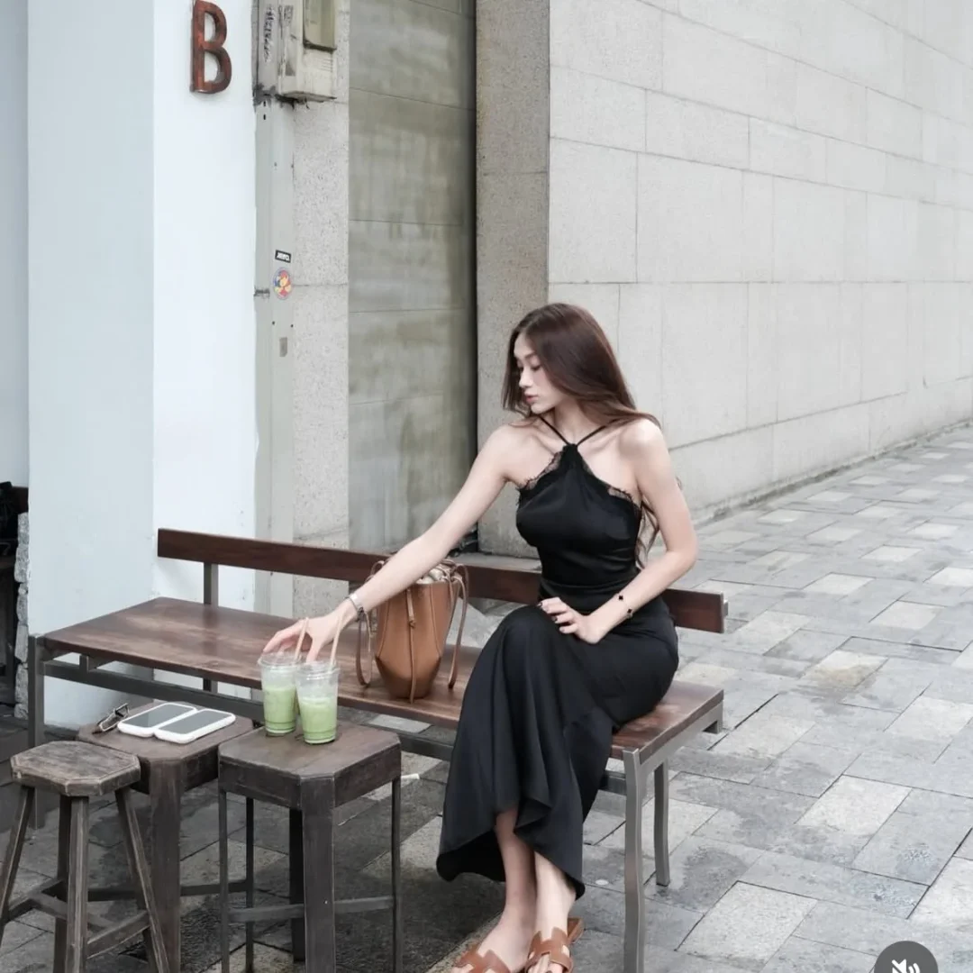 Ảnh 10 của Váy lụa yếm nữ
