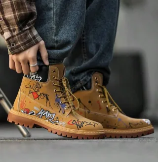 Ảnh 2 của Boots da nâu nam