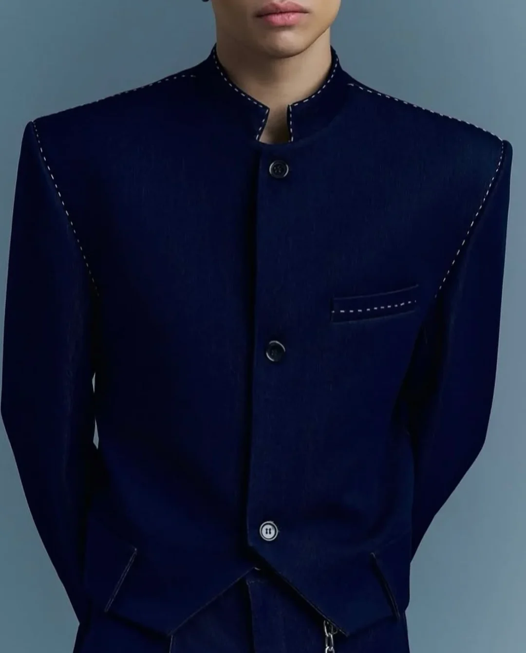Ảnh 3 của Set denim xanh nam trẻ trung