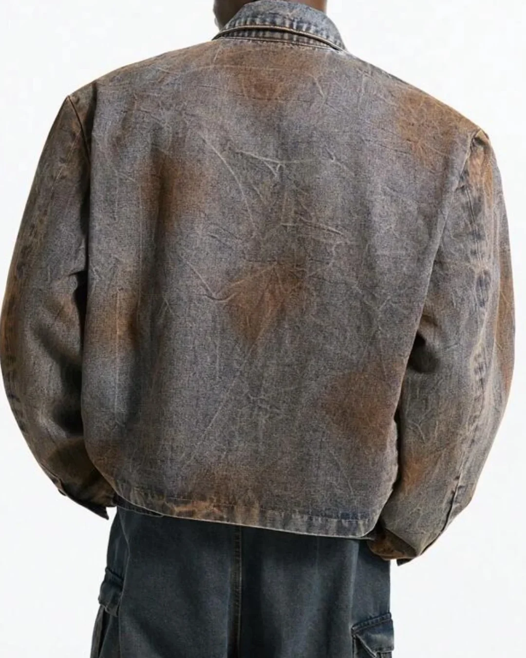 Photo 7 of Áo khoác jeans wax nam