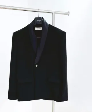 Ảnh 4 của Set blazer nam cổ đổ đen