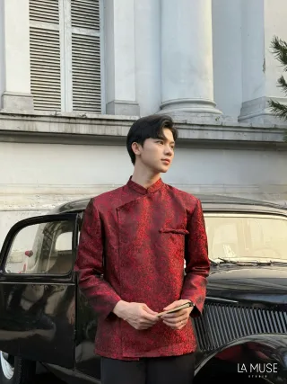 Ảnh 1 của Áo dài nam Hà Y dáng ngắn
