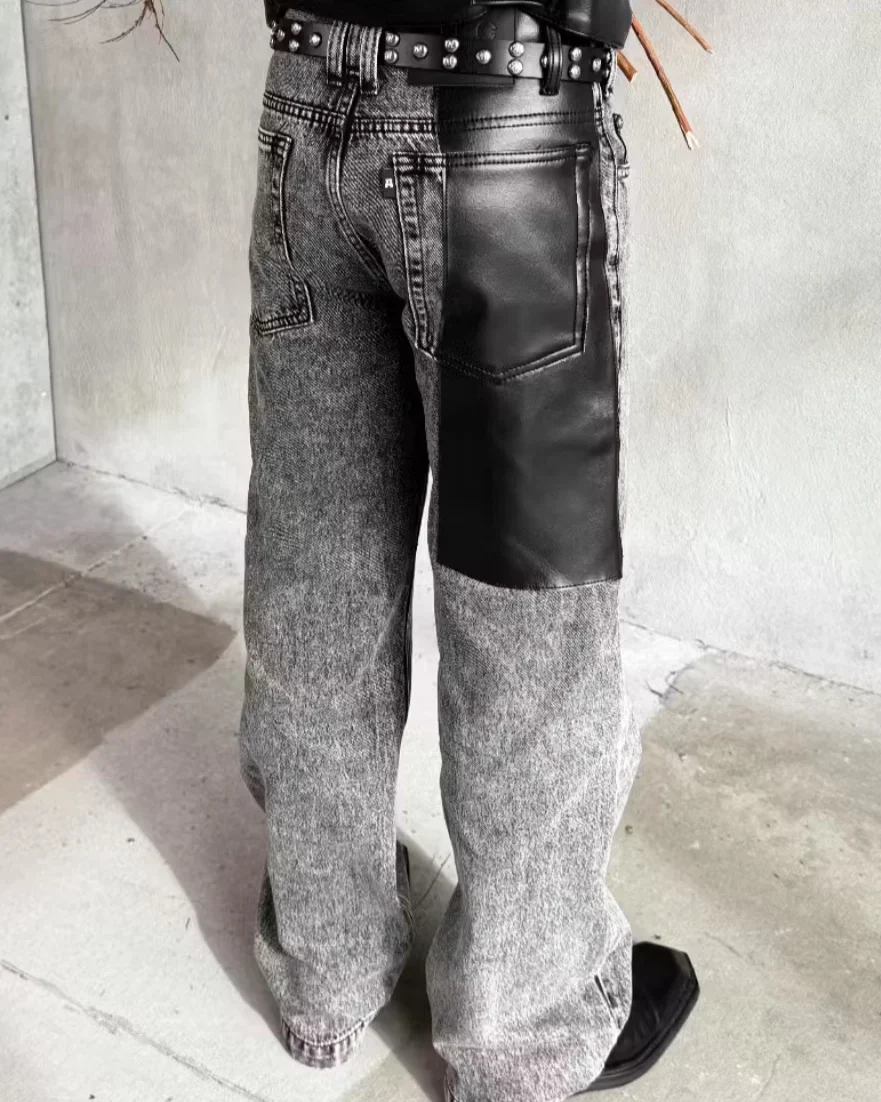 Ảnh 2 của Set jeans wax xám nam