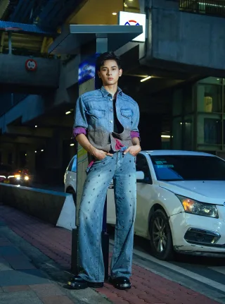 Photo 1 of Set đồ jeans nam cá tính