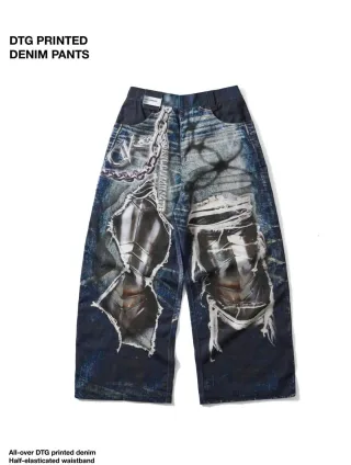 Ảnh 1 của Quần jeans wax in 3D