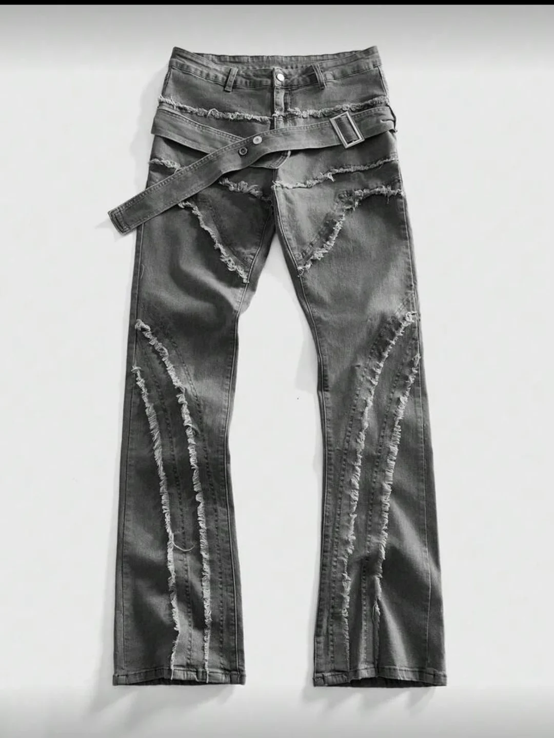 Ảnh 1 của Quần jeans wax ống loe nam